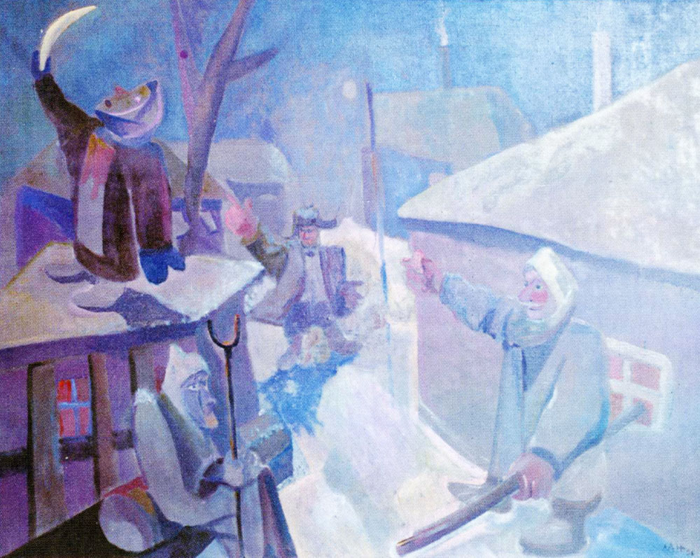 «Повернення додому». 1993. Полотно, олія